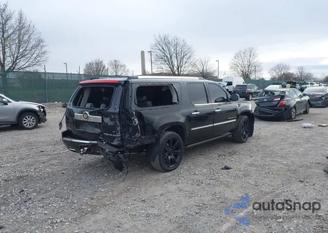 2013 Cadillac Escalade Esv Platinum Edition from USA, damaged, VIN 1GYS4KEF7DR262213